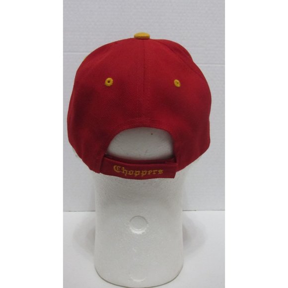 Choppers Red Motorcycle One Size Hat - Picture 3 of 5